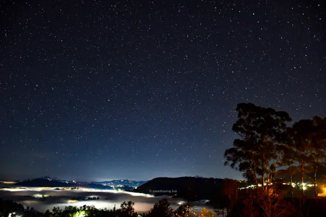 Night sky at Haputale, Sri Lnka