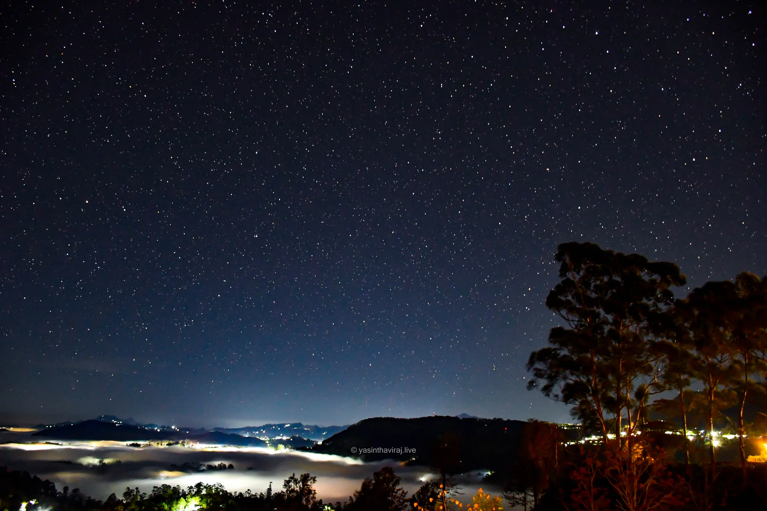 Night sky at Haputale, Sri Lnka