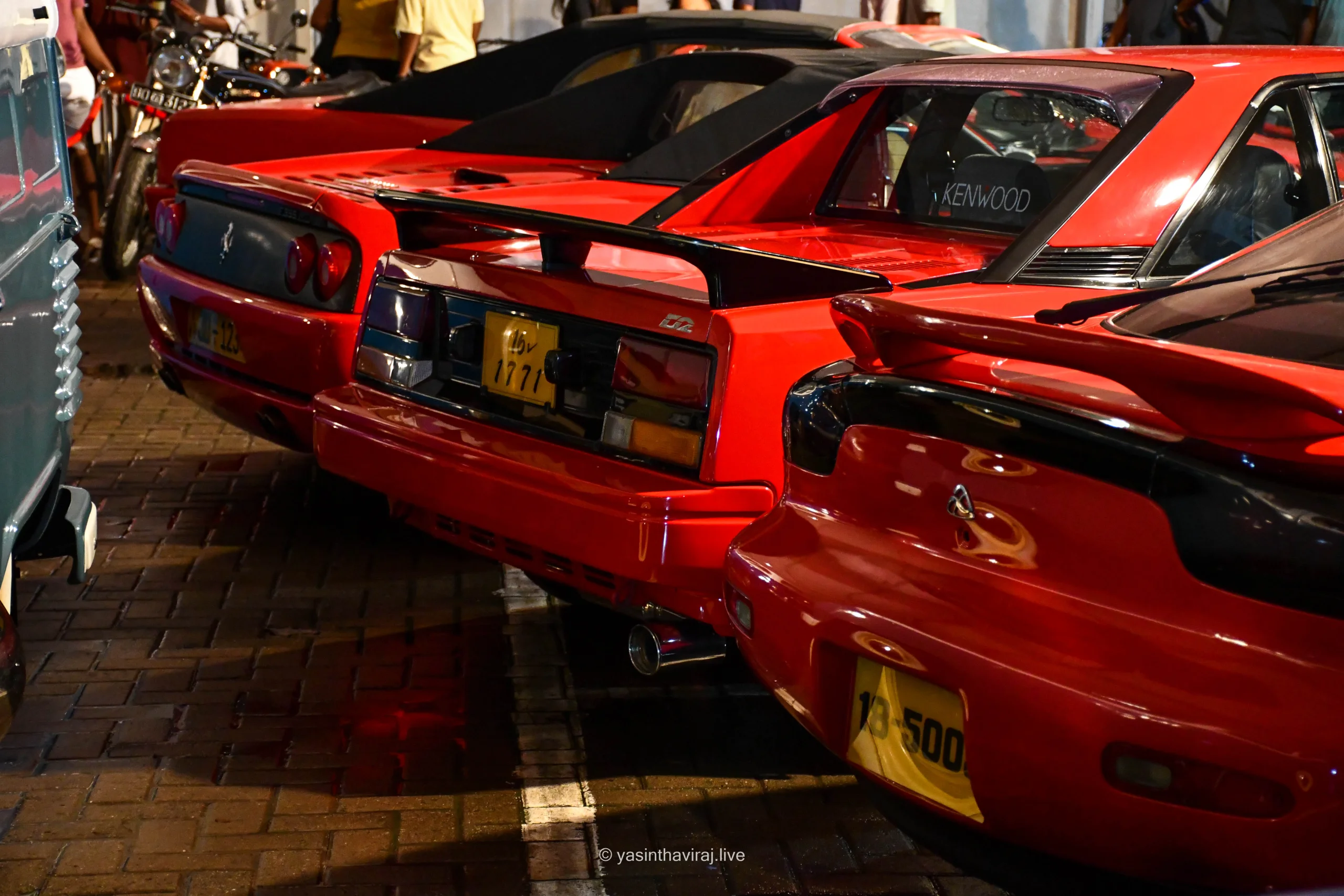 Ferrari F355, Toyota MR2, Mazda RX7